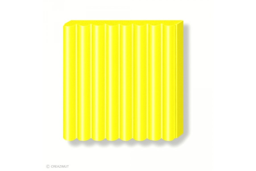 Pâte Fimo Soft jaune Citron 10